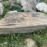 Валун гранит черно-серый 4 тонны