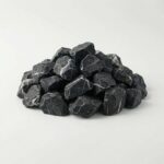 Визуализация в 3D Чёрная мрамор крошка фракция 70-150 мм